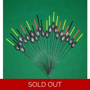 'MATCH RANGE' CLEARANCE x 23 Pole Floats (SRG006)